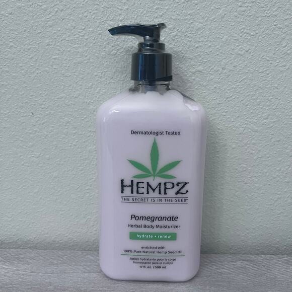 HEMPZ Exotic Green Tea & Asian Pear 100% Pure Hemp Seed Oil Herbal body Lotion - Picture 1 of 2